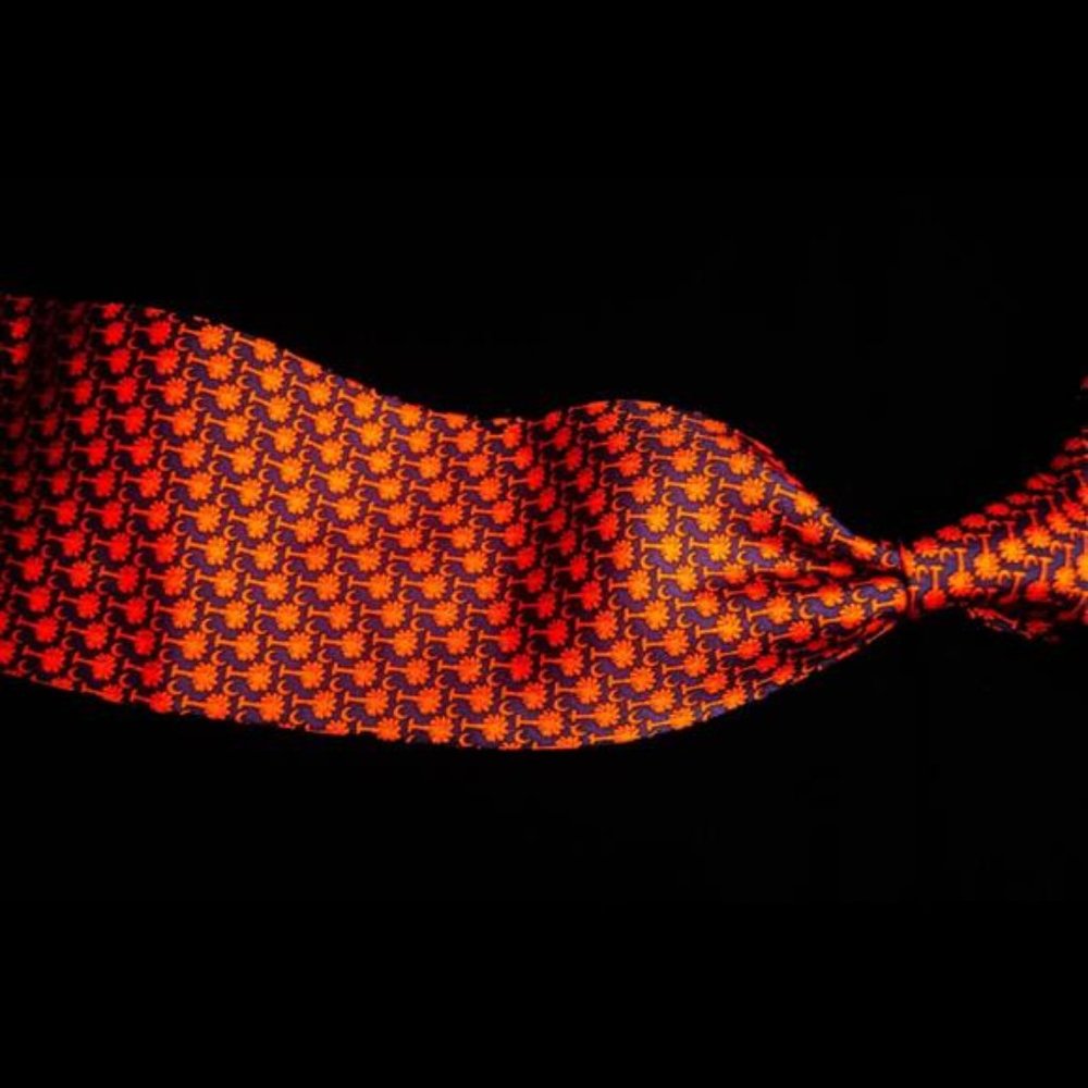 College Classic - Men's South Carolina Flag Clemson Silk Neck Tie 3.8"W x 58"L